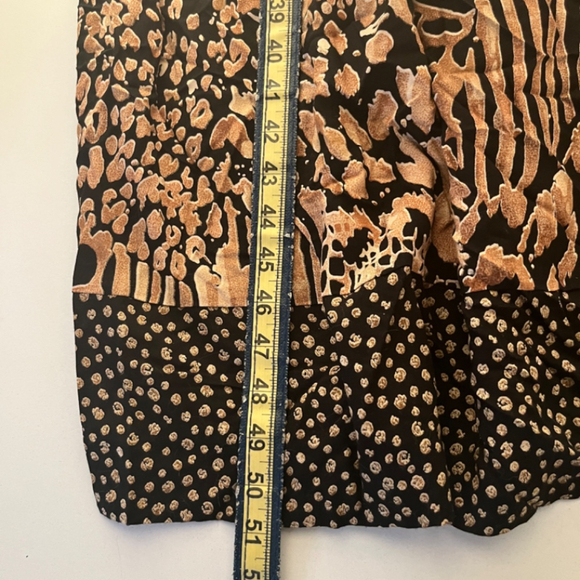 Vintage More Jazz Giraffe Print Dress Size 14 - Picture 7 of 7